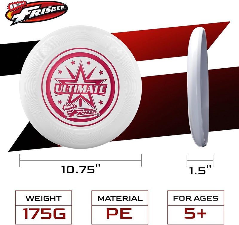 WHAM-O Frisbee Official Ultimate 175g Flying Disc, 10.75 Inch Professional Training Disc for Competition and Outdoor Fun - Image 2